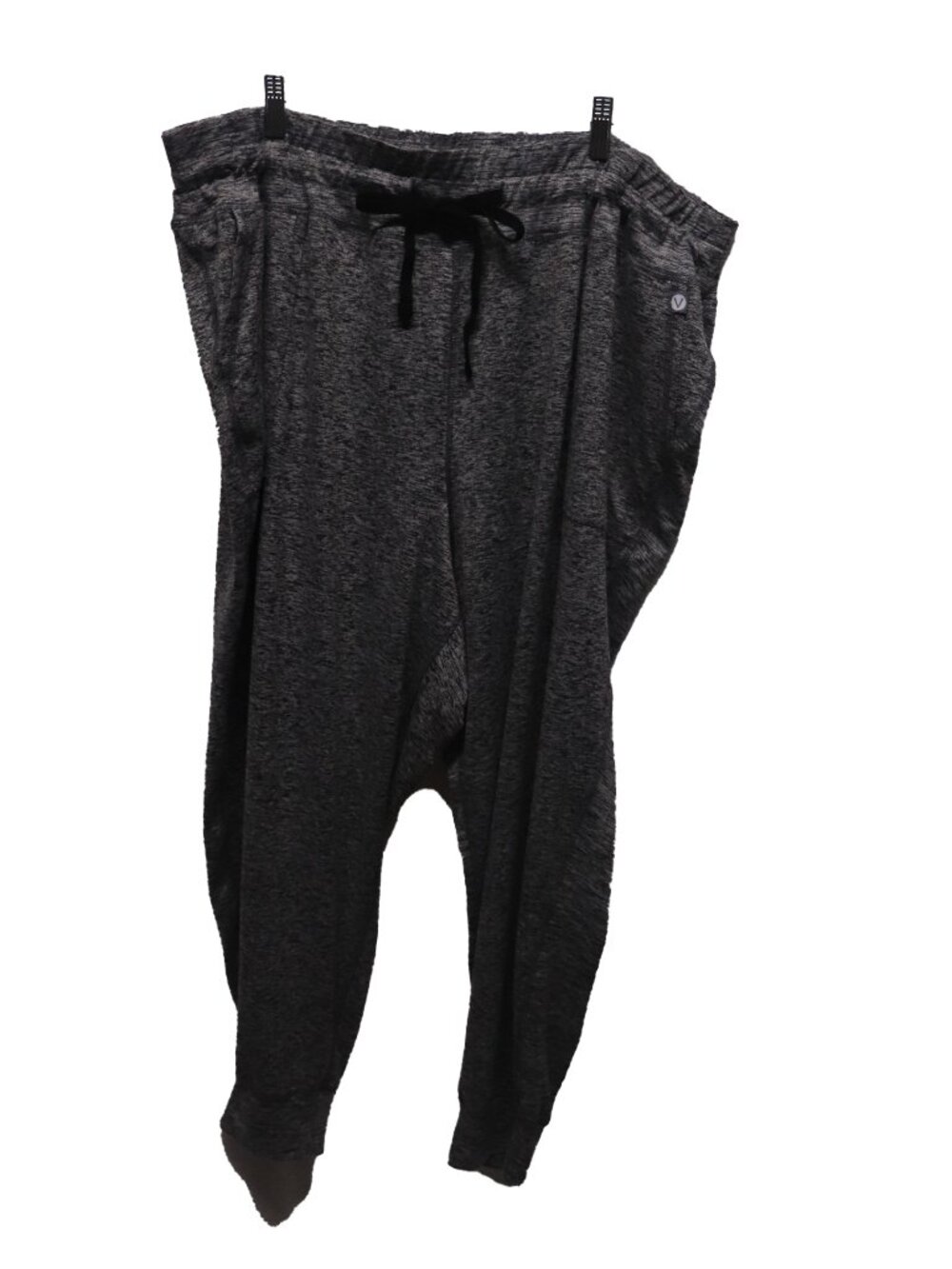 Livi size 26/28 joggers, heather grey polyester/spandex